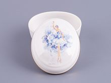 Туалетная коробочка форма Овальная рисунок Фея нежности арт. 80.86399.00.1