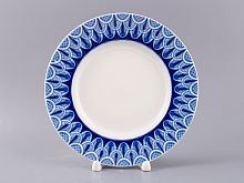 Тарелка мелкая 180 форма Шатровая рисунок Ажур, арт.80.99809.00.1