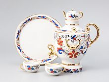 Прибор для вина четырехпредметный Веселый самоварчик Сувенир арт. 81.10363.00.1
