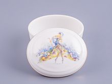 Туалетная коробочка форма Овальная рисунок Фея Карабос арт. 80.86404.00.1