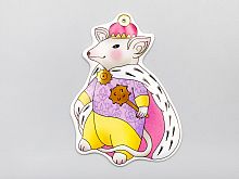 Елочная игрушка рисунок Мышиный король арт. 80.38544.00.1