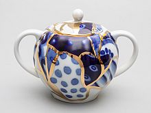 Сахарница форма Тюльпан рисунок Байкал, арт. 80.37276.00.1