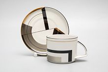Чашка с блюдцем чайная форма Баланс рисунок Проект 2 арт. 81.28762.00.1